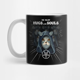 Funny satanic cat conspiracy Mug